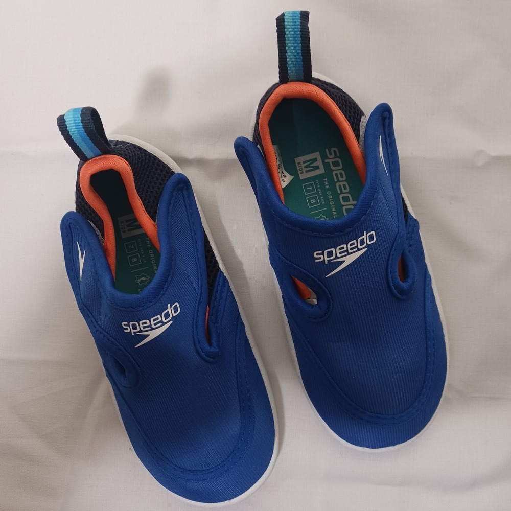Speedo Water Shoes The Original Surfwalker Kid's Sz M (7,8) Blue - Picture 2 of 11